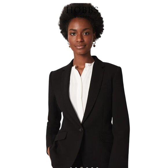 Hobbs London Black Tailored Ophelia 2 Piece Suit - Picture 2 of 13